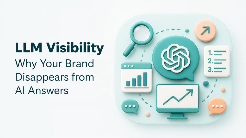 LLM Visibility: Why Your Brand Disappears from AI Answers (and How to Fix It)